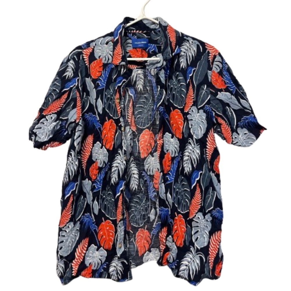 Jack & Jones Multicolor Hawaiian Inspired Print Shirt